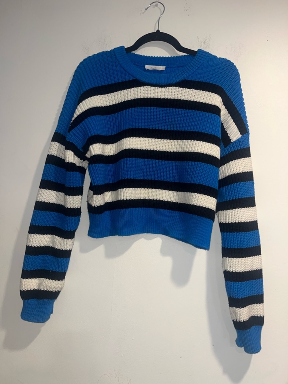 ALC Matthews striped crew neck sweater